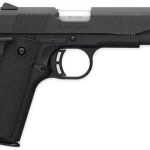 BROWNING 1911-380 BLACK LABEL - 380ACP 4.25"FS 8RD BLK/SYN