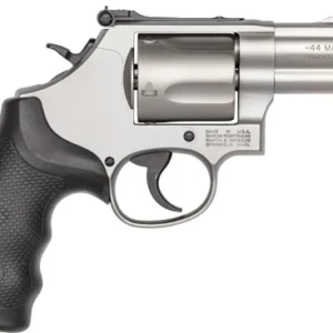 S&W 69 44MAG 2.75" ADJ - 5-SHOT STAINLESS RUBBER