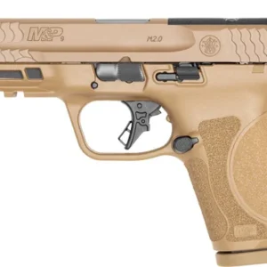 S&W M&P9 M2.0 COMPACT 9MM 4" - 15-SH OPTICS READY NO SFTY FDE