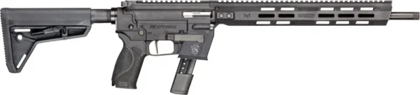 S&W RESPONSE 9MM PCC RIFLE - FLEXMAG KITS 23RD ADJ STK BLK