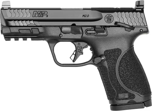 S&W M&P9 M2.0 COMP 10-SHOT 4" - OPTIC READY THUMB SAFETY BLK