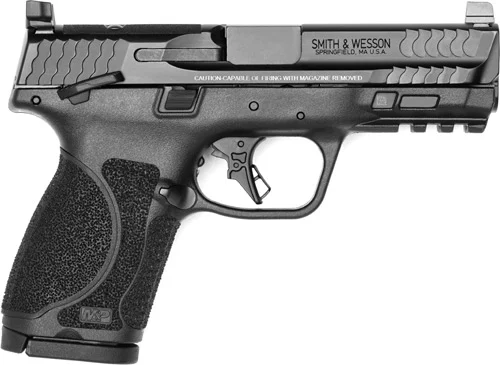 S&W M&P9 M2.0 COMP 10-SHOT 4" - OPTIC READY THUMB SAFETY BLK - Image 2