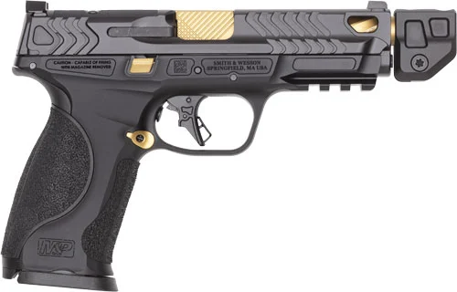 S&W PC M&P9 M2.0 METAL 9MM OR - NTS BLACK FR/GOLD PVD BBL TALO