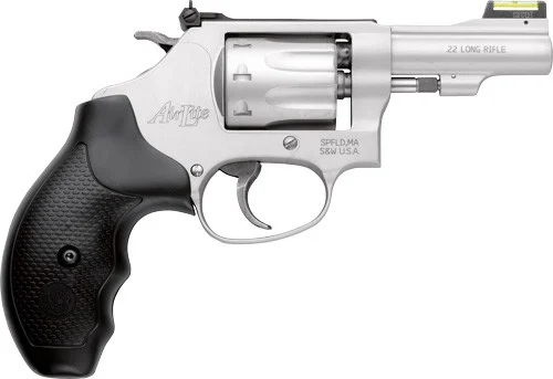 S&W 317 AIRLITE 22LR 3" AS - SS 8-SHOT HI-VIZ RUBBER