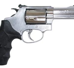 S&W 60 357MAG 3" AS 5-SHOT - SS BLACK RUBBER