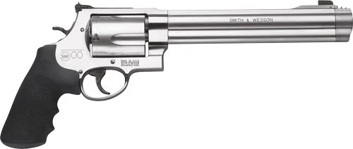 S&W 500 500SW 8.38" AS 5-SHOT - STAINLESS STEEL RUBBER