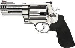 S&W 500 500SW 4" AS 5-SHOT - STAINLESS STEEL RUBBER