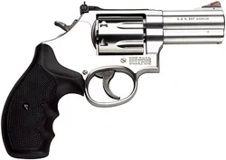 S&W 686PLUS 357 3" AS 7-SHOT - STAINLESS STEEL RB RUBBER