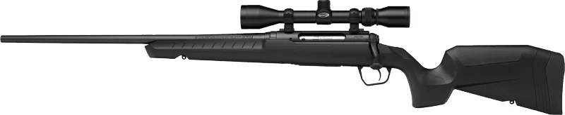 SAVAGE AXIS XP 243 22" LH - W/3-9X40 BLACK/BLACK <