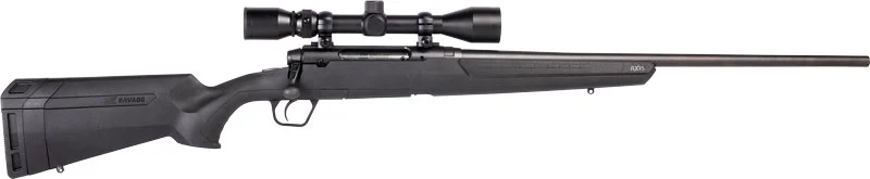 SAVAGE AXIS XP 25-06 20" - THREADED W3-9X40 BLACK/BLACK