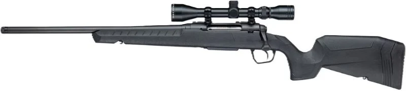 SAVAGE AXIS XP 243 20" LH - THREADED W/3-9X40 BLACK/BLACK