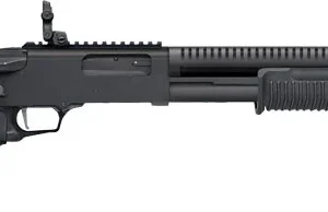 MOSSBERG 590R TACTICAL 12GA - 18.5" 6RD ADJ STK CYL TUBE