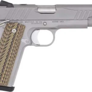 SAVAGE 1911 45ACP 5" S/S - ADJ REAR SIGHT 8RD G10 GRIP