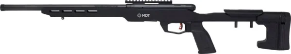 SAVAGE B22 PRECISION 22LR 18" - HB MDT CHASSIS W/RAIL BLACK