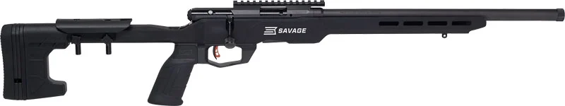 SAVAGE B17 PRECISION 17HMR 18" - HB MDT CHASSIS W/RAIL BLACK