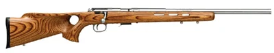 SAVAGE 93R17-BTVS 17HMR 21"HB - ACCU TRIGGER SS/BRN LAM T-HOLE