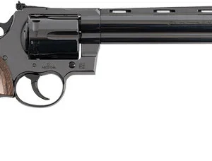 COLT ANACONDA 44MAG 8" 6RD - BLUED MEDALLION WOOD GRIPS