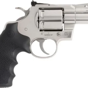 COLT GRIZZLY 357MAG 3" 6RD - POLISHED STAINLESS HOGUE GRIPS