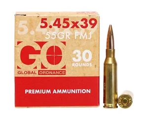 GO 5.45X39MM 55GR FMJ BRASS 30/1350