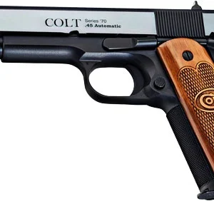 COLT GOVERNMENT 1911 45ACP 5" - 8RD ROYAL BLUE ROSEWOOD GRIPS