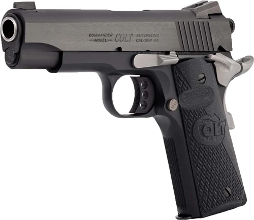 COLT NIGHT COMMANDER 45ACP - 4.25" 8RD BLACK CERAKOTE BLUED - Image 2
