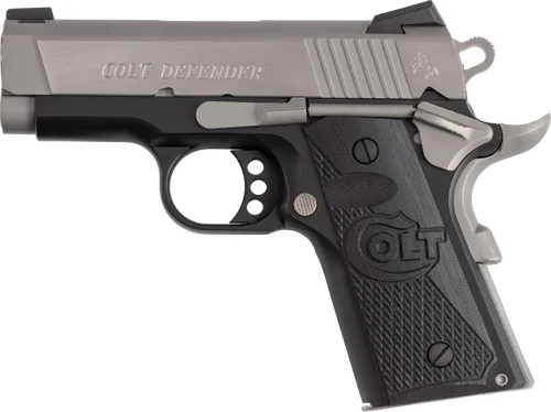COLT DEFENDER 45ACP 3" FRONT - NIGHT SIGHT 7RD CERKOTE SS