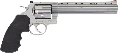 COLT ANACONDA 44MAG 8" 6RD - STAINLESS RUBBER GRIPS - Image 2