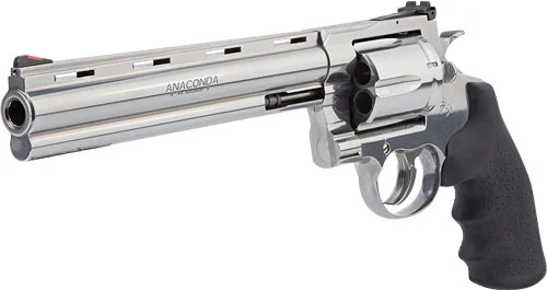 COLT ANACONDA 44MAG 8" 6RD - STAINLESS RUBBER GRIPS
