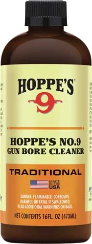HOPPES #9 GUN BORE CLEANER - 16OZ BOTTLE