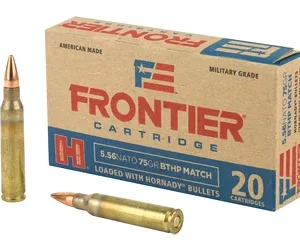 FRONTIER 556NATO 75GR BTHP MTCH 20/5