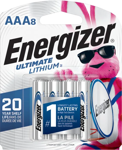 ENERGIZER ULTIMATE LITHIUM - BATTERIES AAA 8-PACK