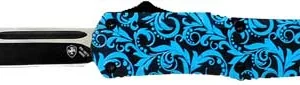 TEMPLAR KNIFE LARGE OTF MAIDEN - TEAL 3.5" BLACK DROP POINT