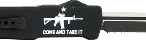 TEMPLAR KNIFE LARGE ZINC OTF - COME & TAKE IT AR 3.5" D2