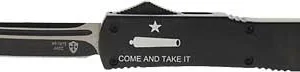 TEMPLAR KNIFE SLIM OTF COME - AND TAKE IT 3.1" BLACK TANTO