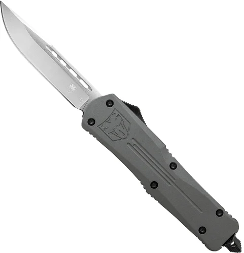 COBRATEC MEDIUM FS3 OTF GREY - 3" D2 DROP POINT