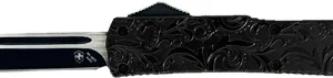TEMPLAR KNIFE SLIM OTF MAIDEN - BLACK GLOSS 3.1" BLK DROPPT