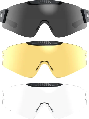 BERETTA INTERMASK EYEGLASSES - INTERCHANGE FUME/NEUTRAL/YLLW