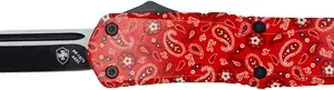 TEMPLAR KNIFE SMALL OTF RED - BANDANA 2.75" BLACK TANTO