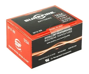 SUREFIRE SF123A BATTERIES 12PK