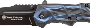 S&W KNIFE BLACK OPS 3RD GEN. - BLUE HANDLE TANTO MAGIC ASSIST