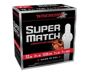 WIN SUPER MATCH 12GA 2.75" #7 25/250