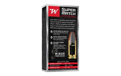 WIN SUPER MATCH 9MM 124GR RN 50/500 - Image 2