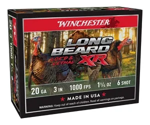 WIN LB XR TRKY 20GA 3" #6 1.25OZ 10