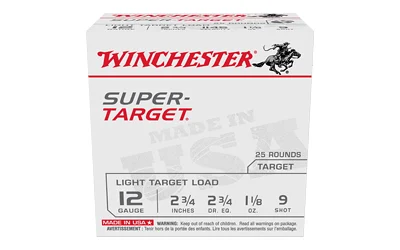 WIN SUPERTARGET 12GA 2.75" #9 25/250 - Image 3