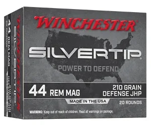 WIN SILVERTIP 44 REM MAG 210 GR JHP