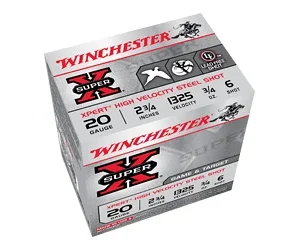 WIN XPERT TRGT 20GA 2.75" #6 25/250