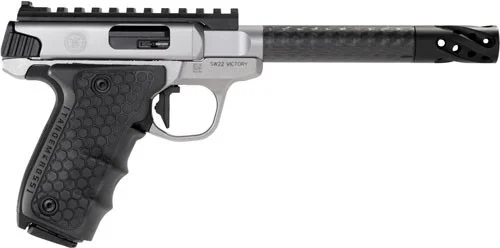 S&W SW22 VICTORY PF CENTER - 22LR 6" CARBON FIBER THREDED - Image 2