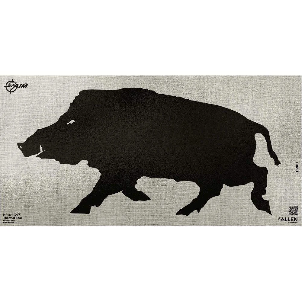 Allen EZ Aim Thermal ID Boar Paper Target 24"x12" Grey