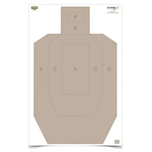 Birchwood Casey EZE-Scorer Paper Practice Targets 23" x 35" IPSC 100/ct