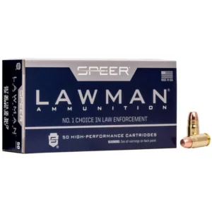 Speer Lawman Cleanfire Handgun Ammunition .357 Sig 125gr TMJ 1350 fps 50/ct